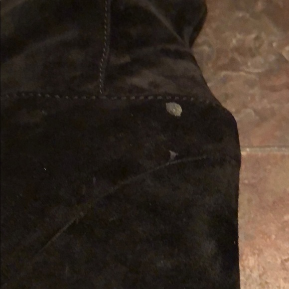 Black Suede Boots 6 - Picture 4 of 5